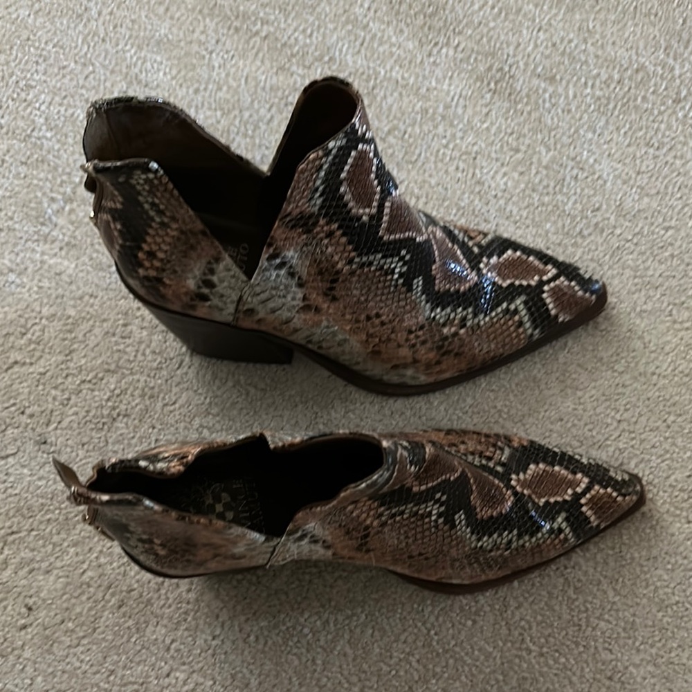 Women's Snakeskin Ankle Boots